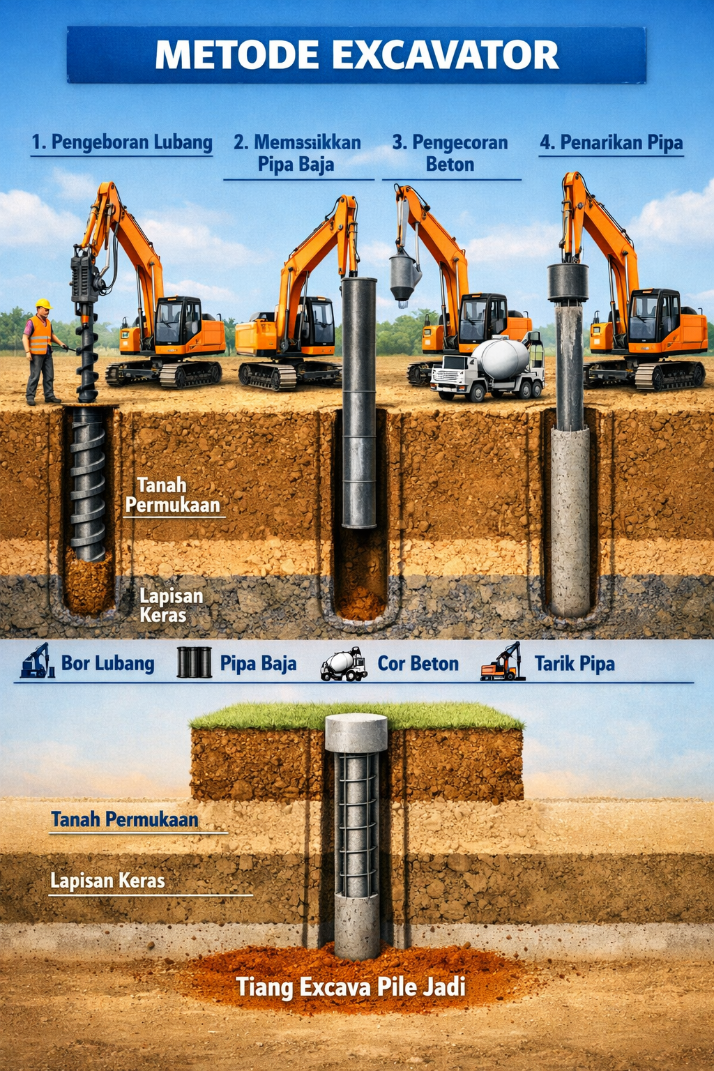 Metode Mesin Excavator